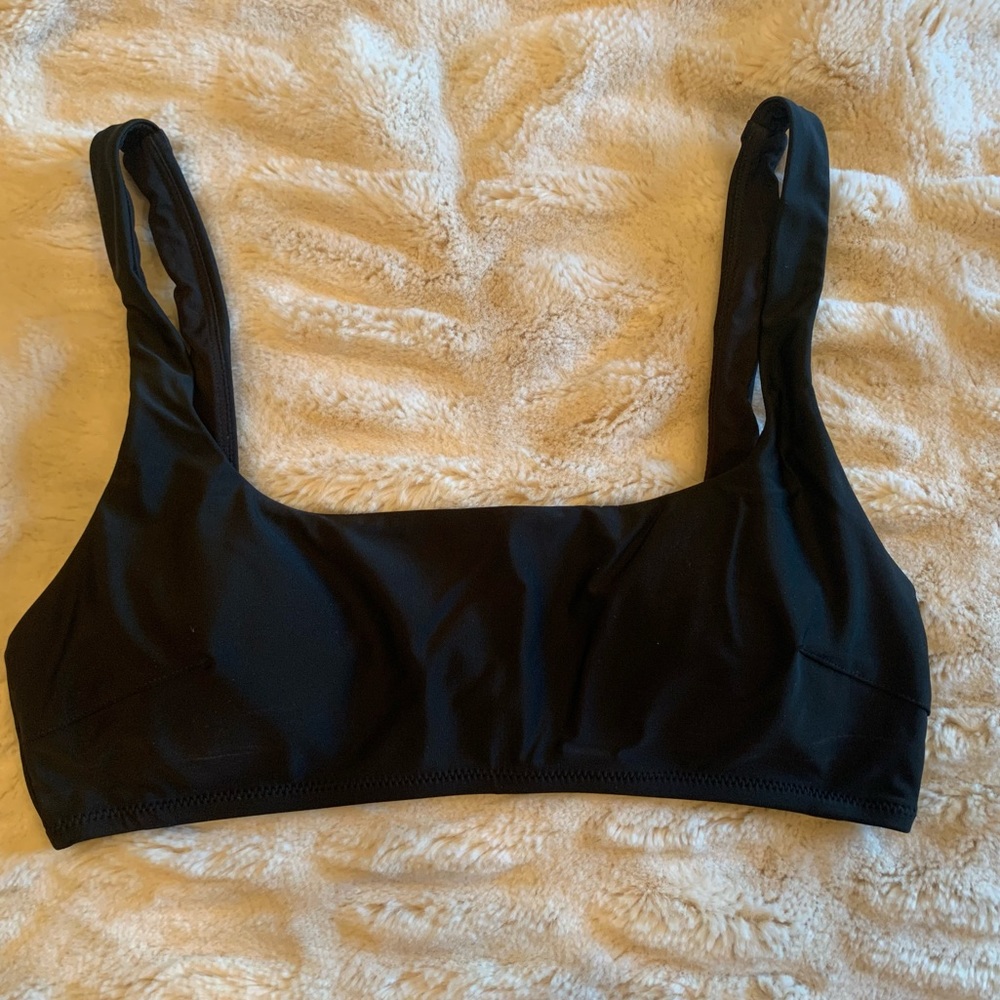 Aerie bikini top in black